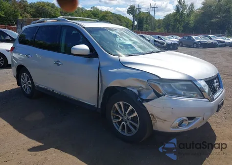 2015 Nissan Pathfinder Sl из США, поврежденный, VIN 5N1AR2MM3FC708359